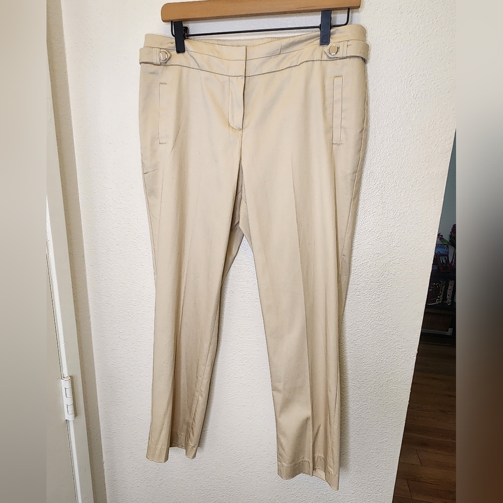 COVINGTON PETITES Light Khaki Chino Pants